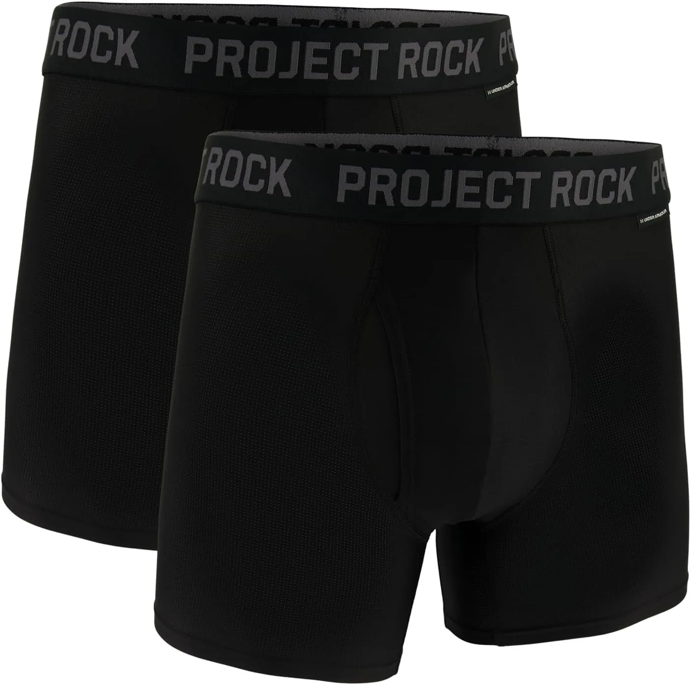 Under Armour Men's Project Rock Performance Tech Mesh Boxerjock Brief, 5" Inseam, 2-Pack