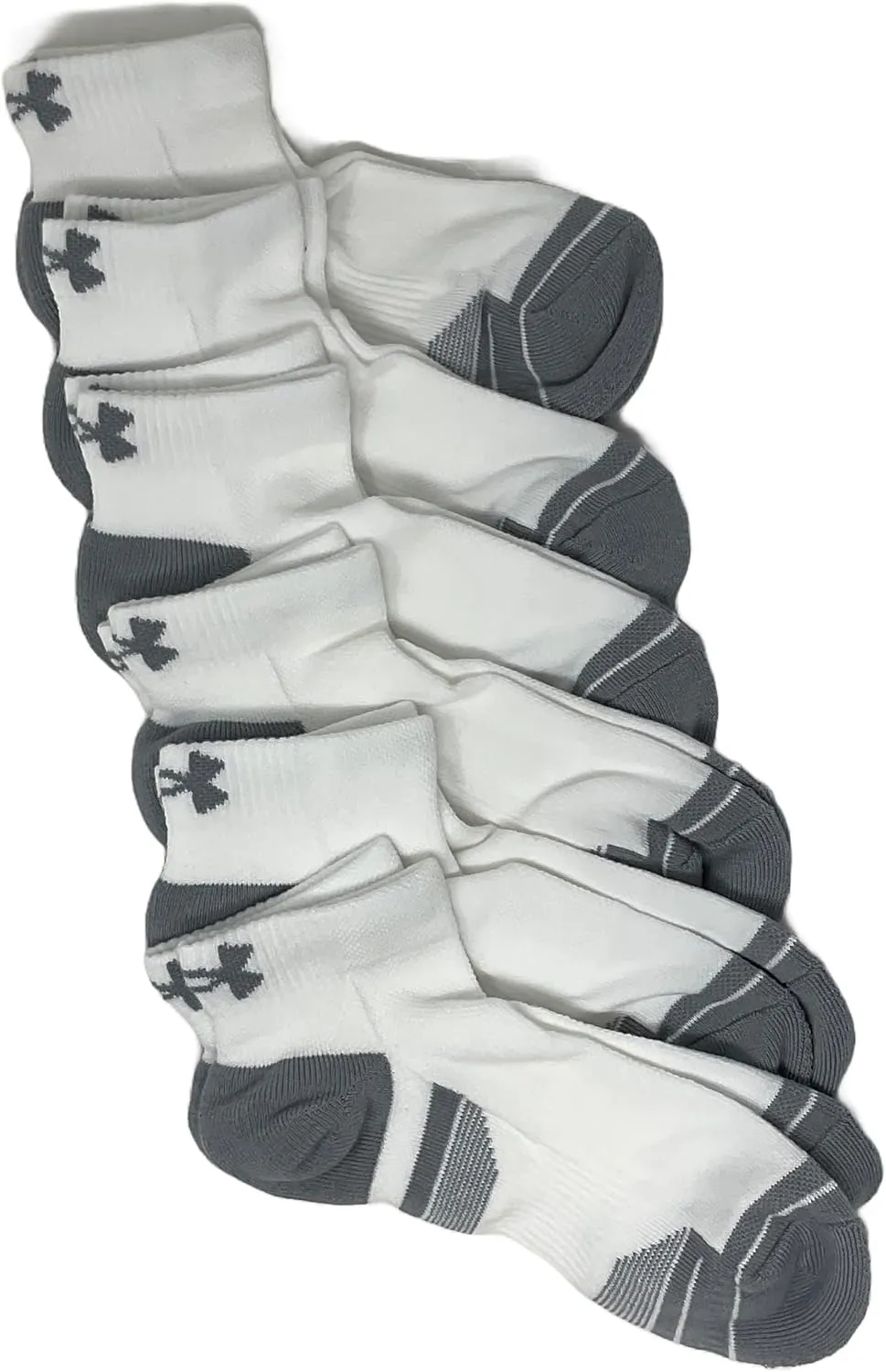 Under Armour Men's UA Performance Tech Cushioned Low Cut Socks - 6 Pack