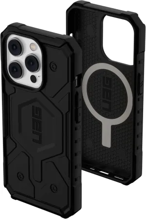 URBAN ARMOR GEAR UAG Designed for iPhone 14 Pro Case Black 6.1" Pathfinder Built-in Magnet Compatible with MagSafe Charging Slim Lightweight Shockproof Dropproof Rugged Protective Cover