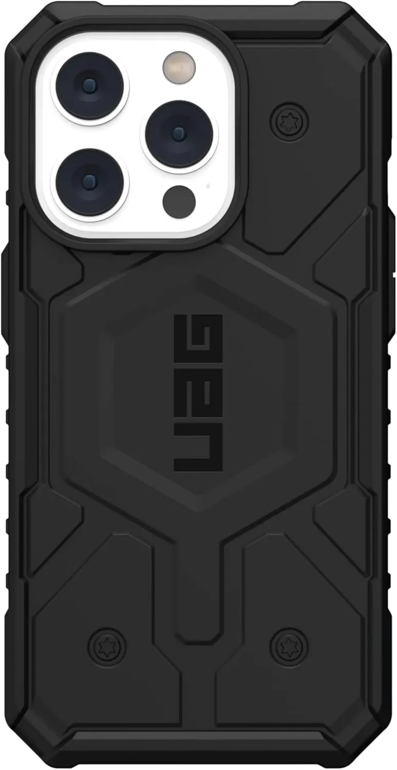 URBAN ARMOR GEAR UAG Designed for iPhone 14 Pro Case Black 6.1" Pathfinder Built-in Magnet Compatible with MagSafe Charging Slim Lightweight Shockproof Dropproof Rugged Protective Cover