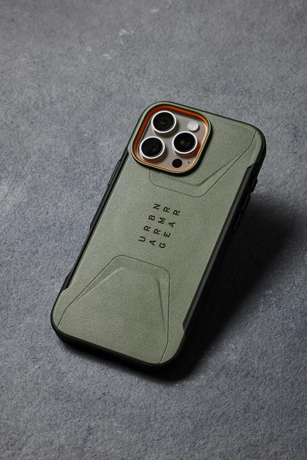 URBAN ARMOR GEAR UAG Designed for iPhone 16 Pro Max Case 6.9" Civilian - Compatible with MagSafe Charging Rugged Slim Sleek Shockproof Anti-Slip Military Grade Protective Cover, Olive Drab