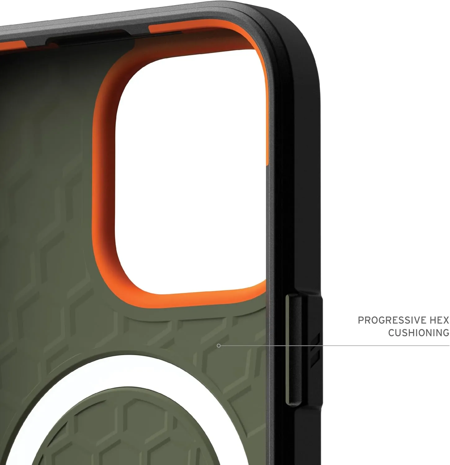 URBAN ARMOR GEAR UAG Designed for iPhone 16 Pro Max Case 6.9" Civilian - Compatible with MagSafe Charging Rugged Slim Sleek Shockproof Anti-Slip Military Grade Protective Cover, Olive Drab