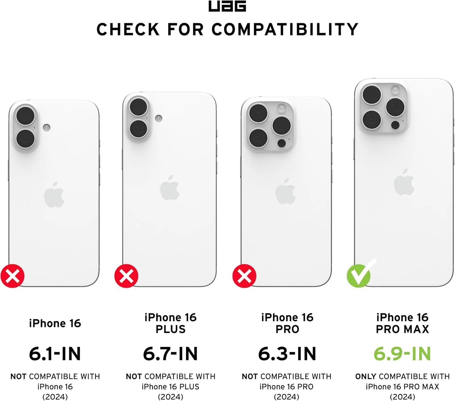 URBAN ARMOR GEAR UAG Designed for iPhone 16 Pro Max Case 6.9" Plasma XTE Clear/Titanium, Compatible with MagSafe Charging Rugged Shockproof Anti-Slip Military Grade Protective Cover with Kickstand