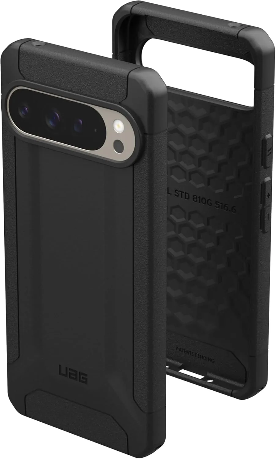 URBAN ARMOR GEAR UAG Made for Google Pixel 9 Pro XL Case Scout Black, Ultra Sleek Slim Fit Rugged Anti-Scratch Shockproof Military Drop Tested MIL-STD Protective Cover