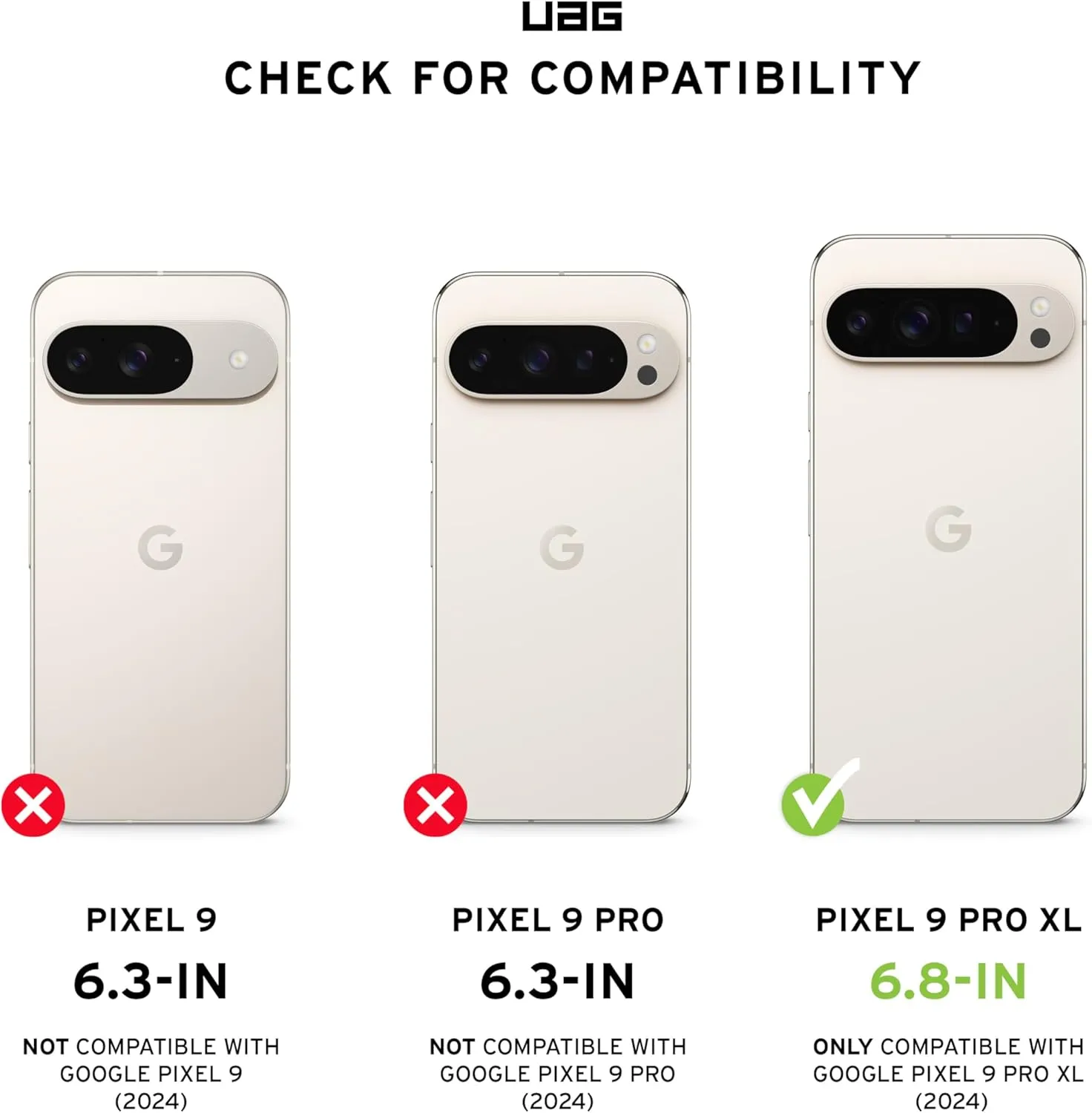 URBAN ARMOR GEAR UAG Made for Google Pixel 9 Pro XL Case Scout Black, Ultra Sleek Slim Fit Rugged Anti-Scratch Shockproof Military Drop Tested MIL-STD Protective Cover