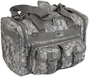 USA TF115 Small 15" Inch Waterproof Tactical Molle Range Duffel Duffle Bag Hiking 1600 Cu in   Key Ring Carabiner