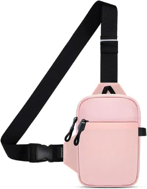 USHAKE Mini Sling Bag for Men Women - Small Crossbody Bag Casual Phone Chest Bag for Hiking Traveling Gifting