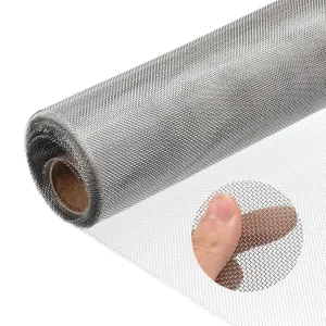 uxcell 20 Mesh 304 Stainless Steel Woven Wire Mesh Screen, 59 inch x 39 inch Hard and Heat Resisting Wire Mesh for Wall, Hole, Garden, DIY Project, Never Rust, Easy to Cut