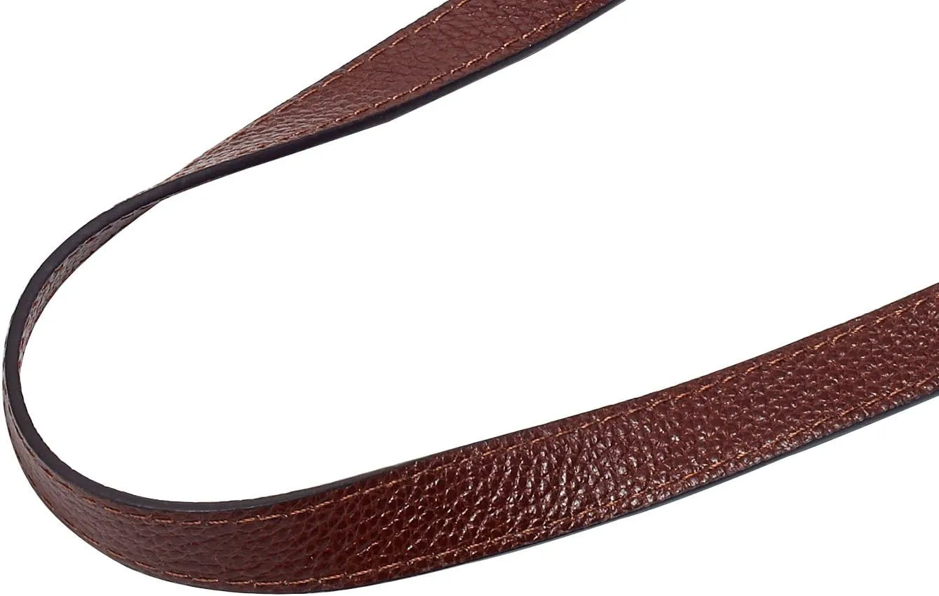 VanEnjoy Full Grain Genuine Leather Adjustable CrossBody Strap Replacement for Bag Purse, 0.7" Wide,26-51" Long