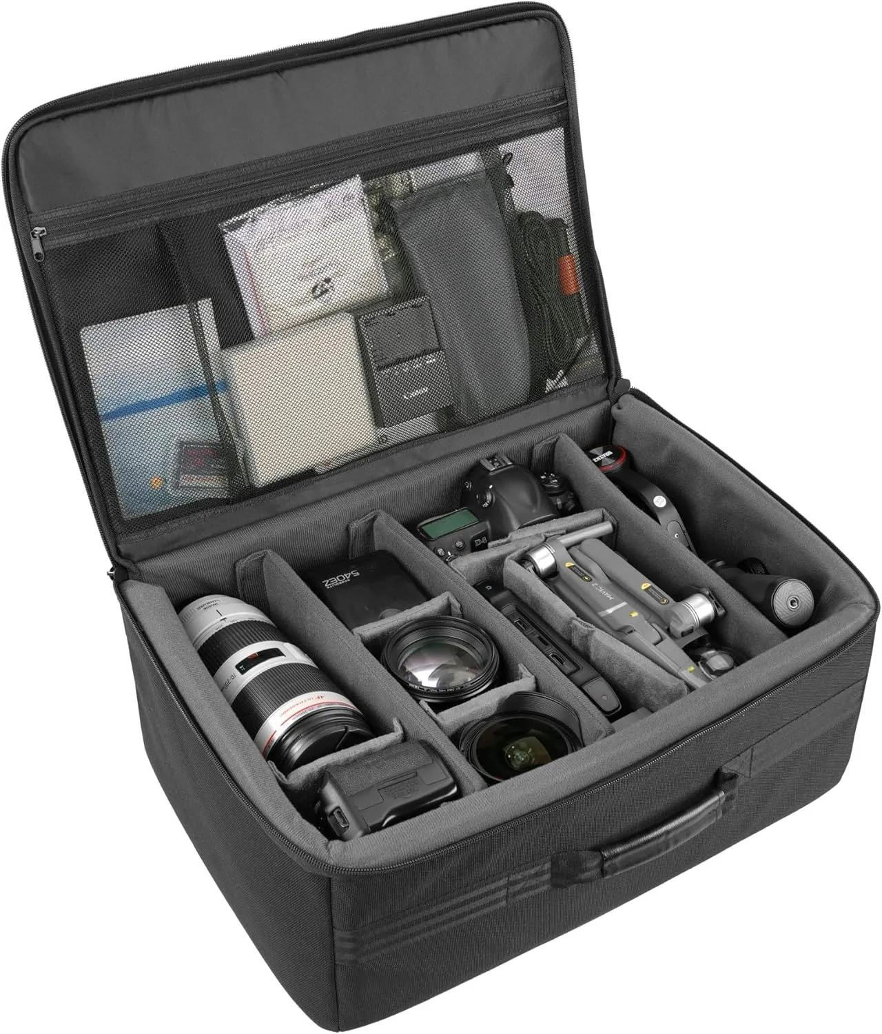 Vanguard Divider Bag 46 Fits Vanguard Supreme 46F Waterproof and Airtight Hard Case with Foam