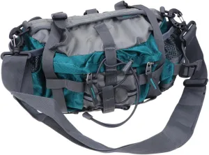 VANZACK 6-striped Waterproof Waist Pack Sports Crossbody Bag Large Capacity for Night Time Safety