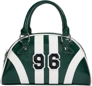 Verdusa Women's Colorblock Satchel Bag Zipper Leather Top Handle Bag