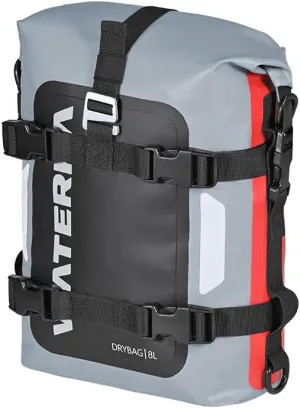 ViaTerra DryBag 8L - 100% Waterproof Motorcycle Tailbag | Rear Rack Bag I Universal with Versatile mounting