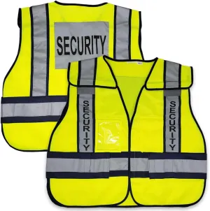 VIEWBRITE Reflective Class 2 Fire Vest Lime Green - 5 Point Breakaway High Visibility Yellow Fire Fighter Vest