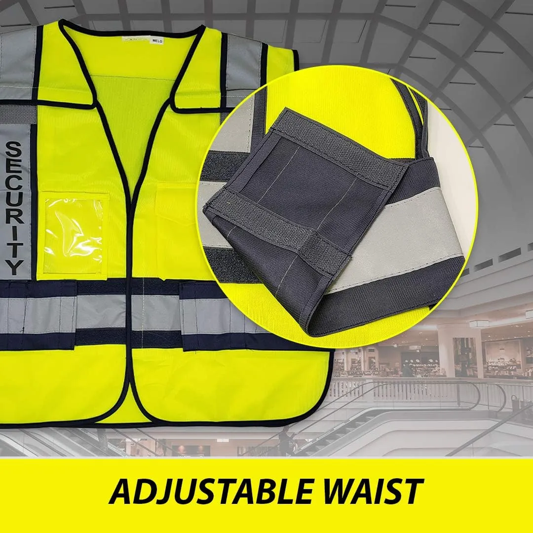 VIEWBRITE Reflective Class 2 Fire Vest Lime Green - 5 Point Breakaway High Visibility Yellow Fire Fighter Vest
