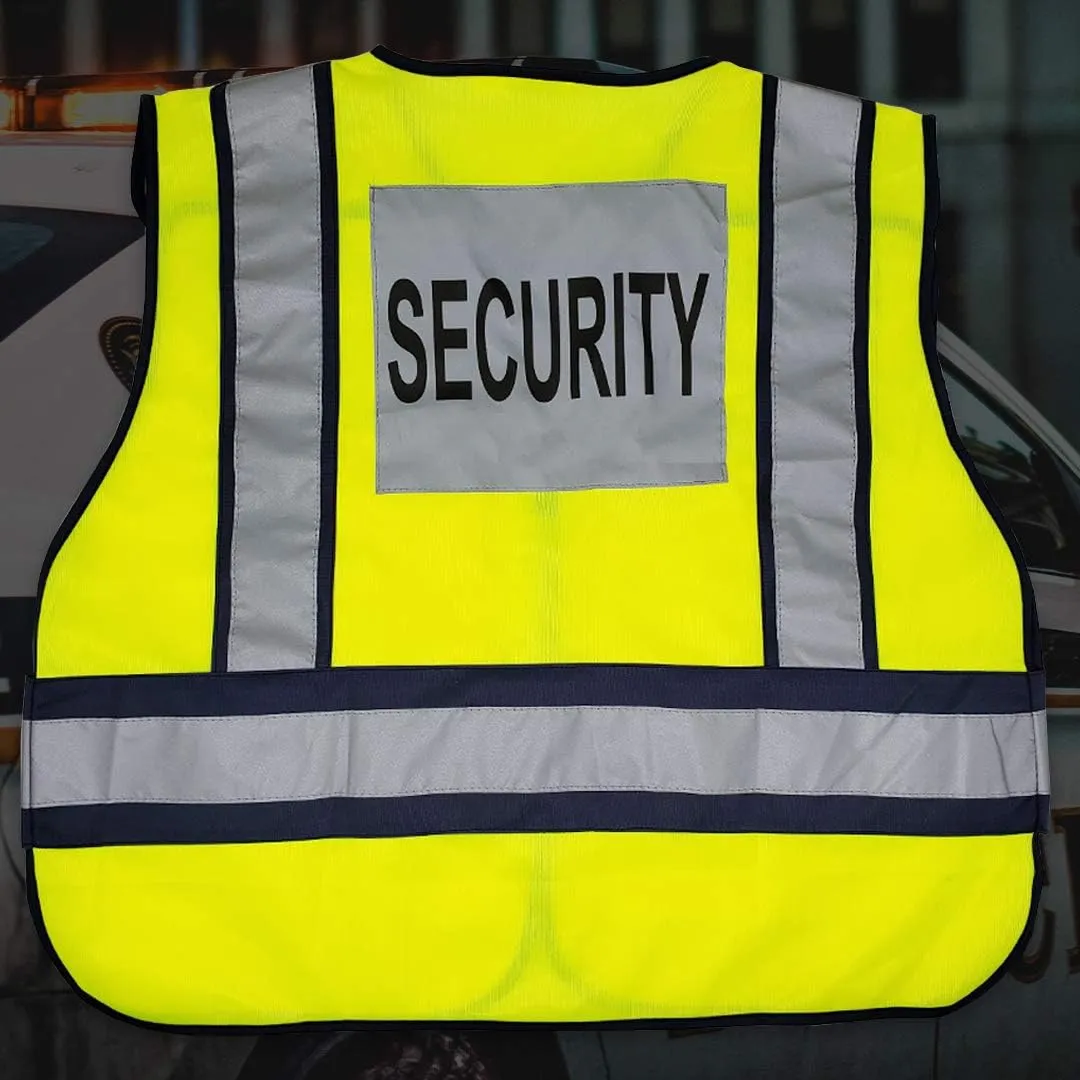 VIEWBRITE Reflective Class 2 Fire Vest Lime Green - 5 Point Breakaway High Visibility Yellow Fire Fighter Vest