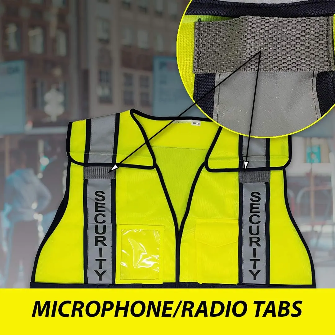 VIEWBRITE Reflective Class 2 Fire Vest Lime Green - 5 Point Breakaway High Visibility Yellow Fire Fighter Vest