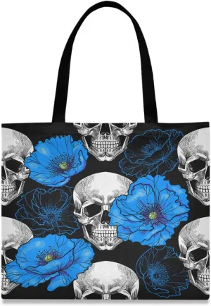 visesunny Canvas Shoulder Bags For Women Waterproof Tote Handbags For Teens Beach School Daily Working