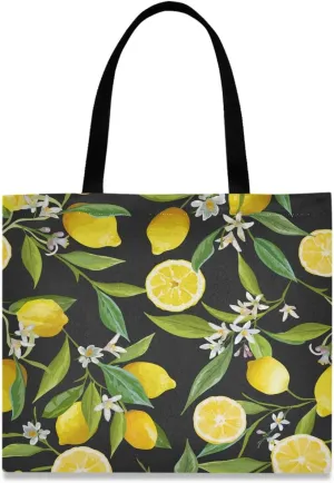 visesunny Large Women Casual Shoulder Bag Handbag Shopping Grocery Canvas Bag