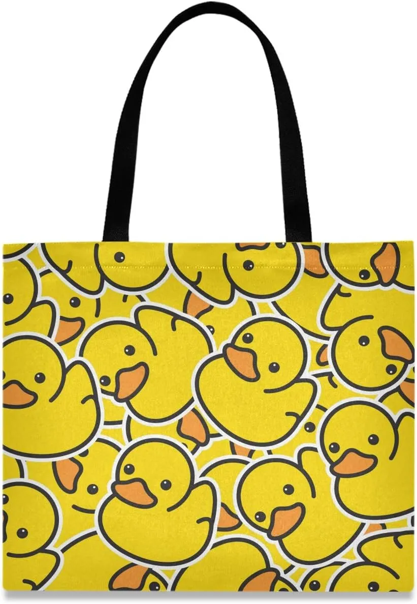 visesunny Stylish Women Canvas Shoulder Tote Bags Casual Bag Ladies Shopping Handbag for GYM Hiking Picnic Travel Beach