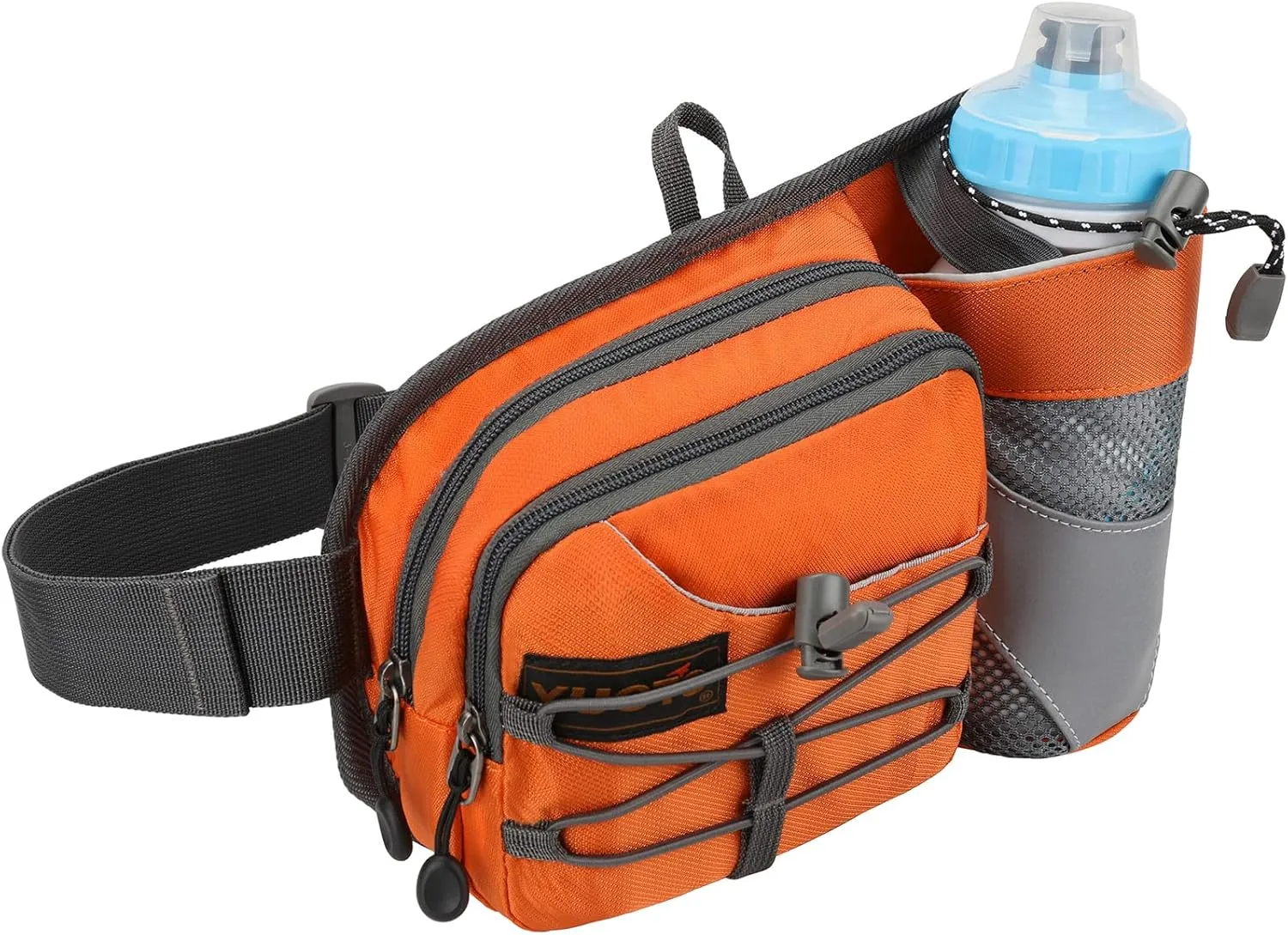 Waist Pack with Water Bottle Holder for Running Walking Hiking Fanny Pack Hydration Belt
