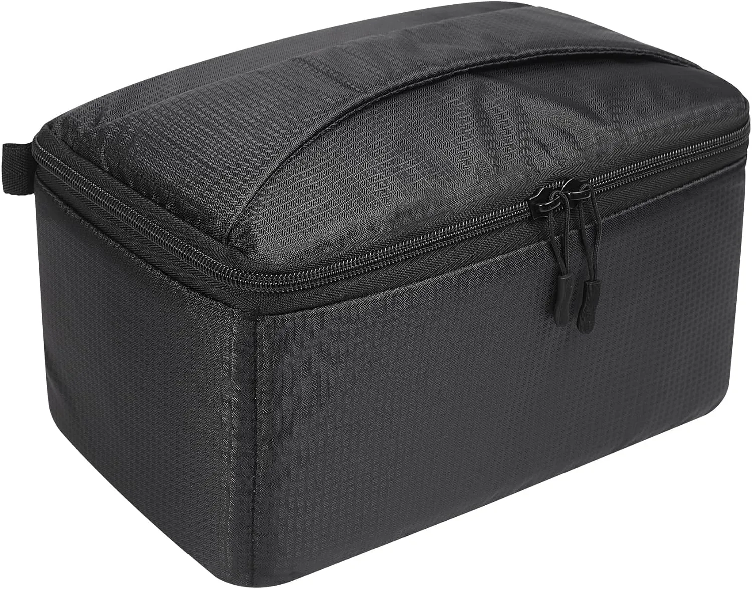 Waterproof Camera Case Bag Insert Partition PaddedAnti-shock Lens Pouch for SLR SLR Canon Nikon Sony Camera Lens and Accessories (Black)