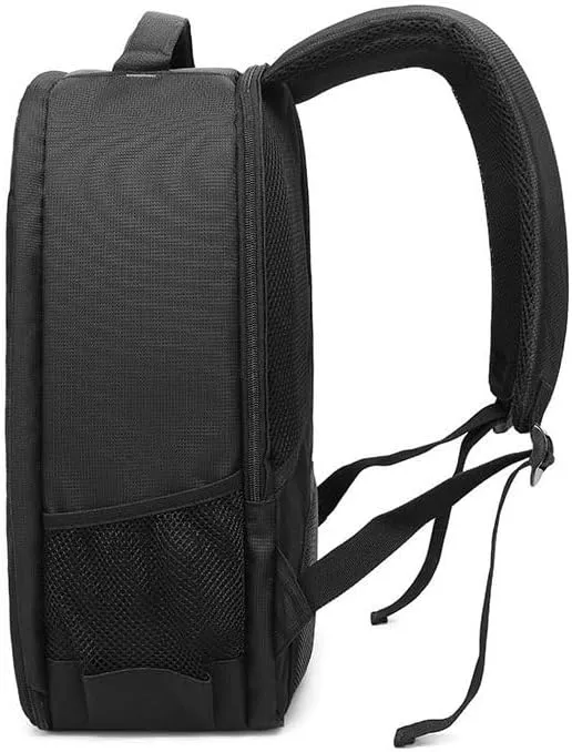 Waterproof SLR/DSLR Camera Backpack Shoulder Bag Travel Case For Canon Nikon Sony Digital Lens (Large, Grey)