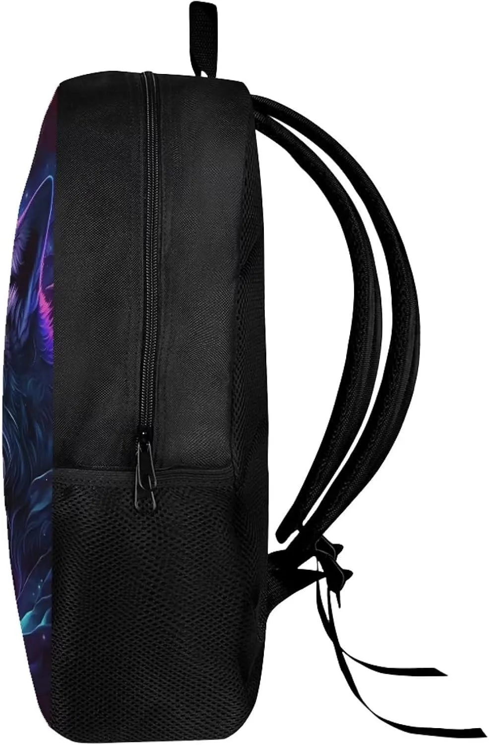 WELLFLYHOM Boys Wolf Backpack for Elementary School Bookbag 4-6 8-10 14-16 Kids Child School Bag Middle High School Back Packs Heavy Duty Knapsack Travel Bags Back to School Supplies