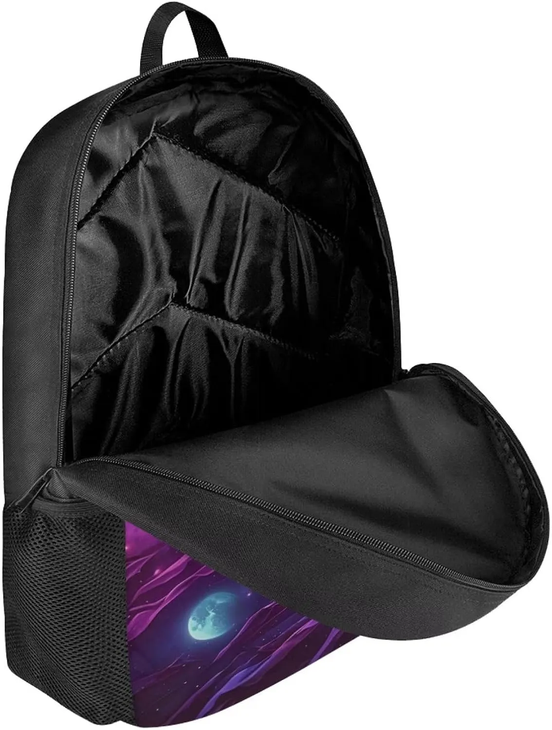 WELLFLYHOM Boys Wolf Backpack for Elementary School Bookbag 4-6 8-10 14-16 Kids Child School Bag Middle High School Back Packs Heavy Duty Knapsack Travel Bags Back to School Supplies