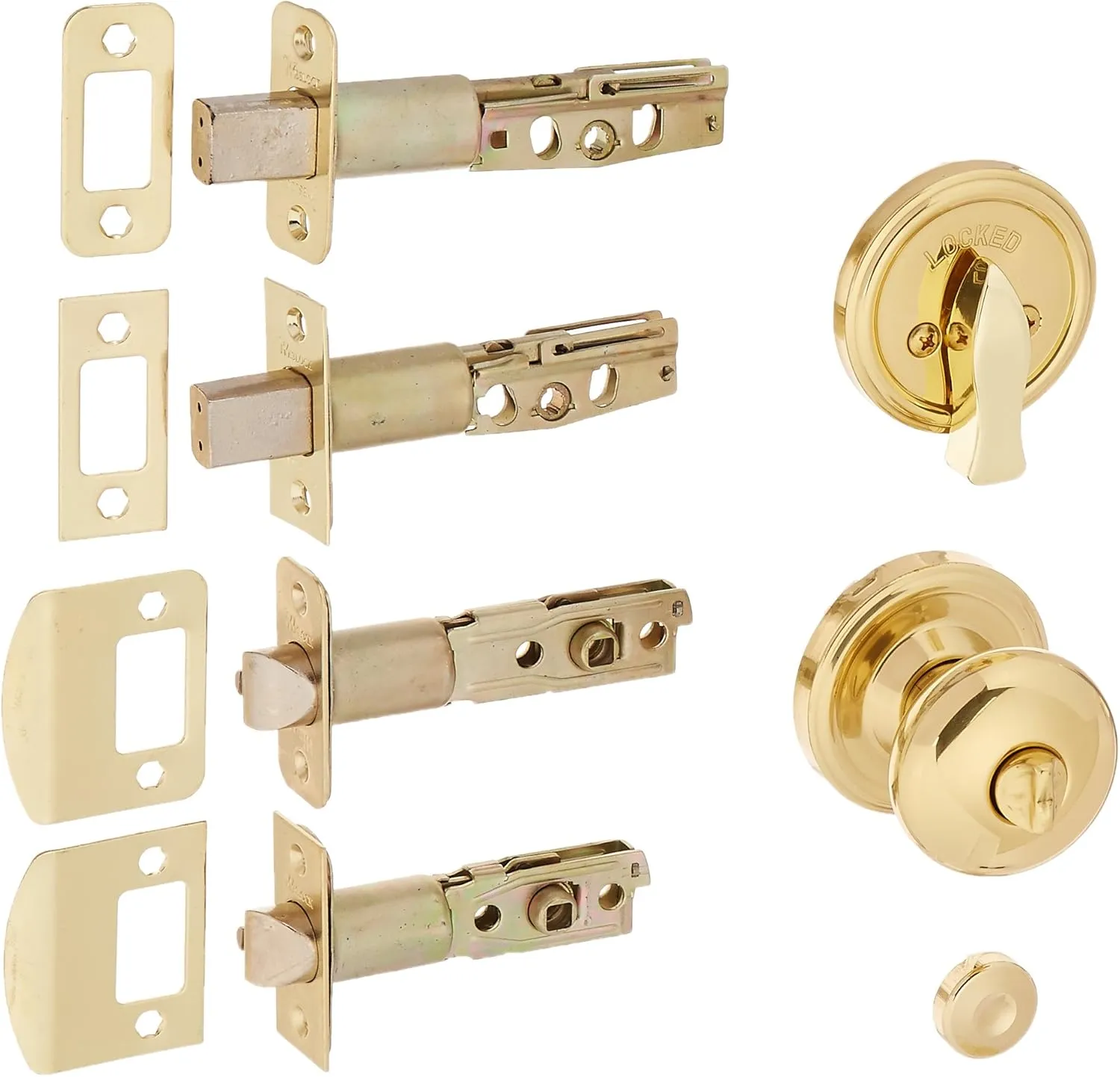 Weslock 01300--I3SL20 Lexington 1300 Series Entry Handle, Polished Brass