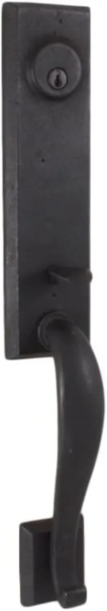 Weslock 07931-2--002D Greystone Exterior Entry Handle, Black