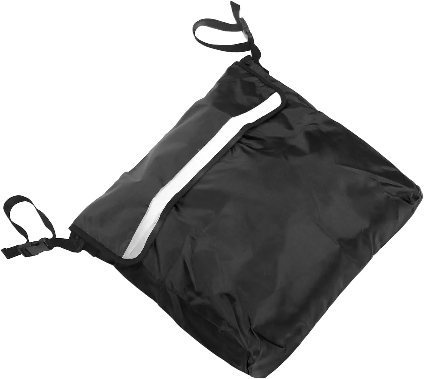 Wheelchair Bag Adjustable Shoulder Strap Large Capacity Storage Wheelchair Carry Pack for Outdoor (Black)