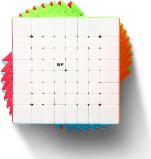 Willking Qiyi 8x8 Speed Cube Stickerless 70mm Qy Toys 8x8x8 Magic Puzzle Cube (2021 Version)