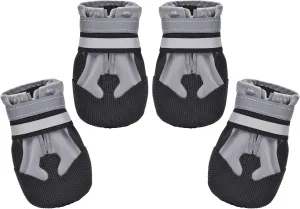 Winter Snow Dog Boots Neoprene Nonslip Rubber Sole Dog Shoes for Medium Large Dogs (Pack of 4)