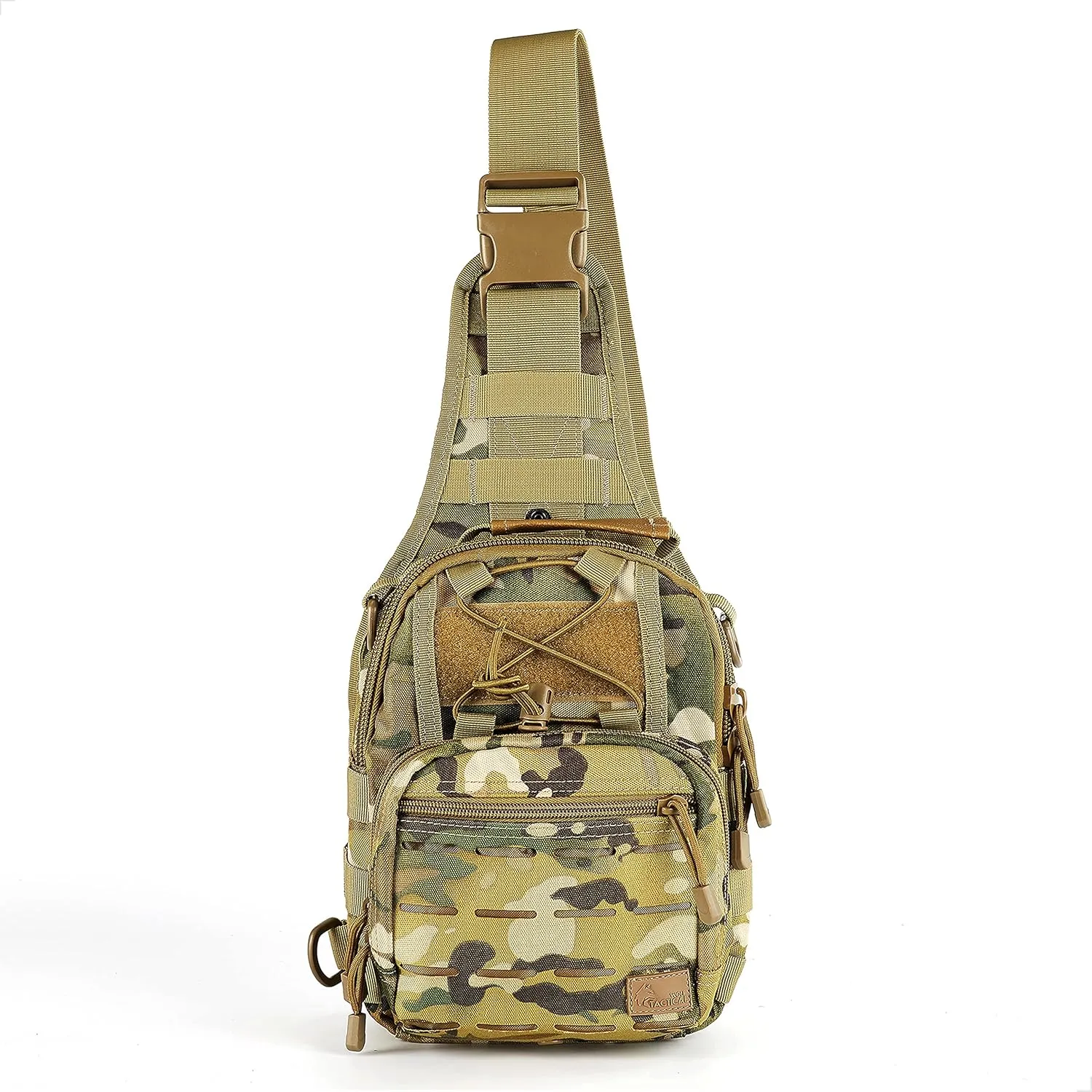 WOLF TACTICAL Compact EDC Sling Bag - Concealed Carry Shoulder Bag for Range, Travel, Hiking, Outdoor Sports