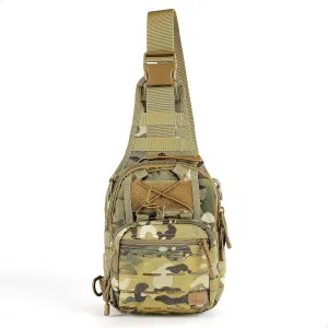 WOLF TACTICAL Compact EDC Sling Bag - Concealed Carry Shoulder Bag for Range, Travel, Hiking, Outdoor Sports