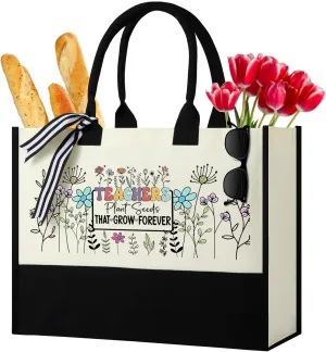 Women Canvas Tote Bag, Gifts for Her Birthday, Mother's Day, Valentine’s Day, Christmas, Thanksgiving or Retire Gifts
