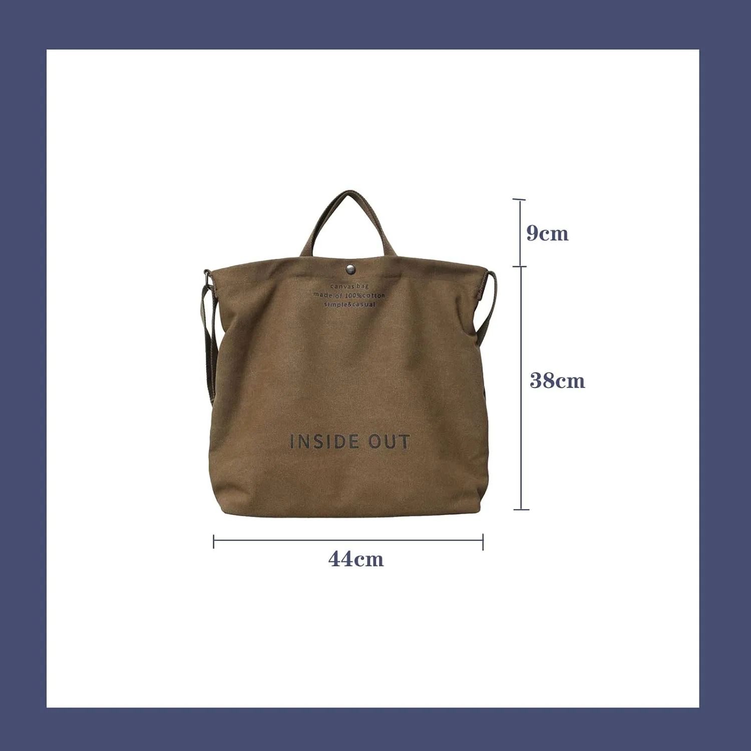Women Canvas Tote Handbags Casual Shoulder Work Bag Crossbody Top Handle Bag Cross-body Handbags