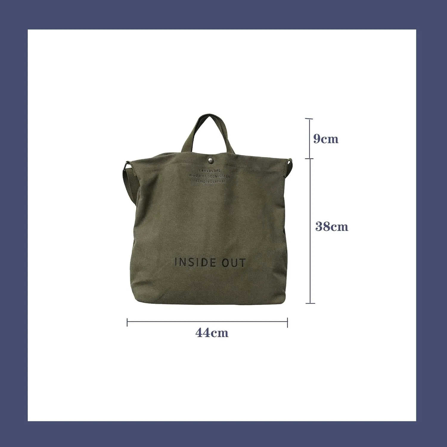 Women Canvas Tote Handbags Casual Shoulder Work Bag Crossbody Top Handle Bag Cross-body Handbags