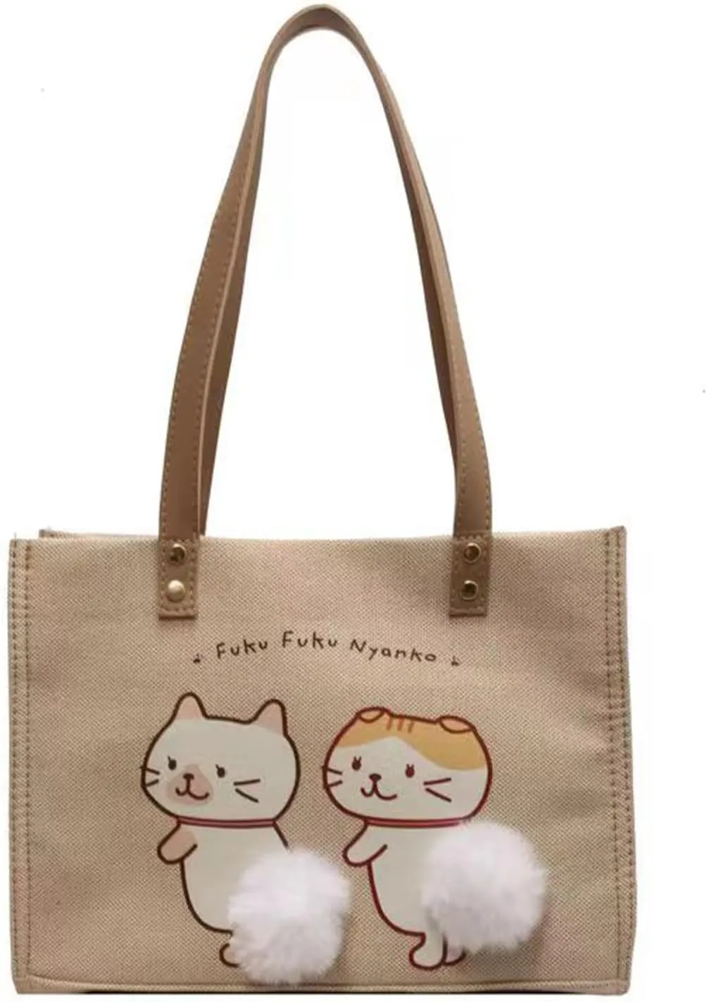 Women Canvas Tote Handbags Casual Shoulder Work Bag Crossbody Top Handle Bag Cross-body Handbags