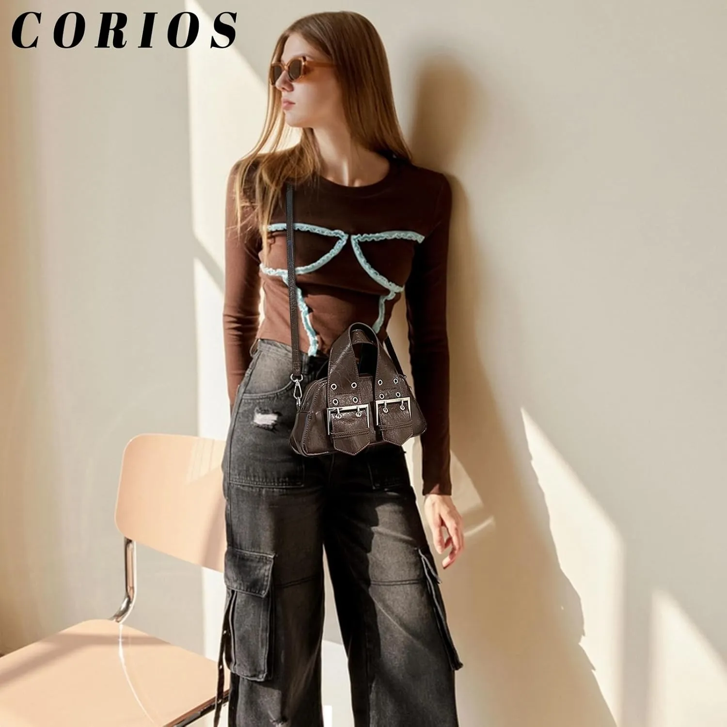 Women Fashion Crossbody Bag PU Leather Handbag Ladies Shoulder Bag Waterproof Top-handle Bag Messenger Bag