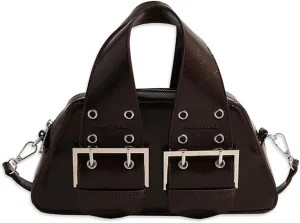 Women Fashion Crossbody Bag PU Leather Handbag Ladies Shoulder Bag Waterproof Top-handle Bag Messenger Bag