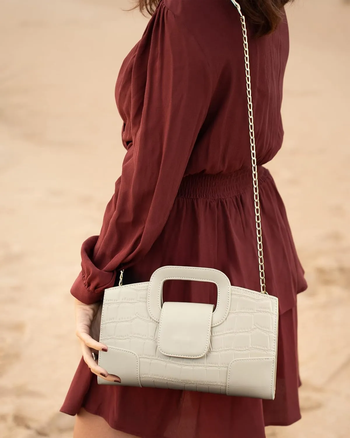 Women Flap Tote Top Handle Satchel Handbags PU Leather Clutch Purse Shoulder Bag