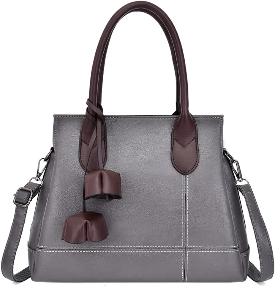 Women Handbag PU Leather Casual Large Capacity Crossbody Bags Messenger Bag Hobo Bags with Long Shoulder Bag Strap