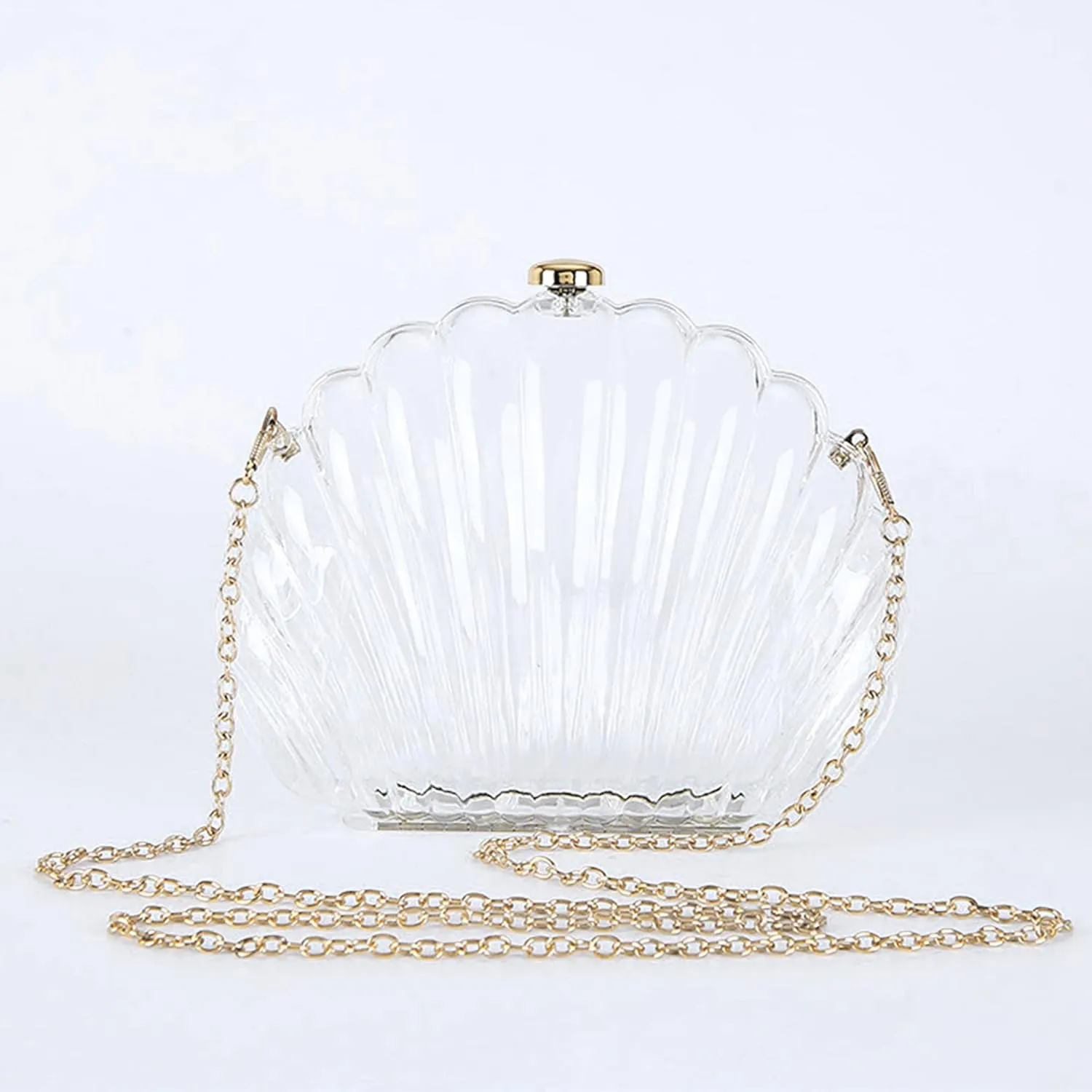 Women Mini Seashell Evening Clutch Top-Handle Bag Cross-body Bag