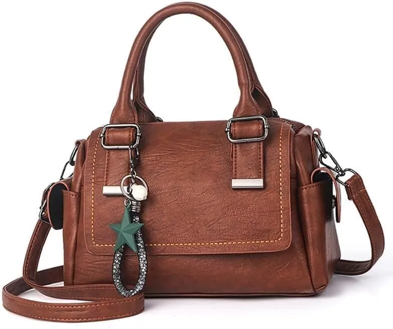 Women Tote Bag Female Fahion Simple Retro Senior Sense Minority Stylish Clamshell Cross Body Bags