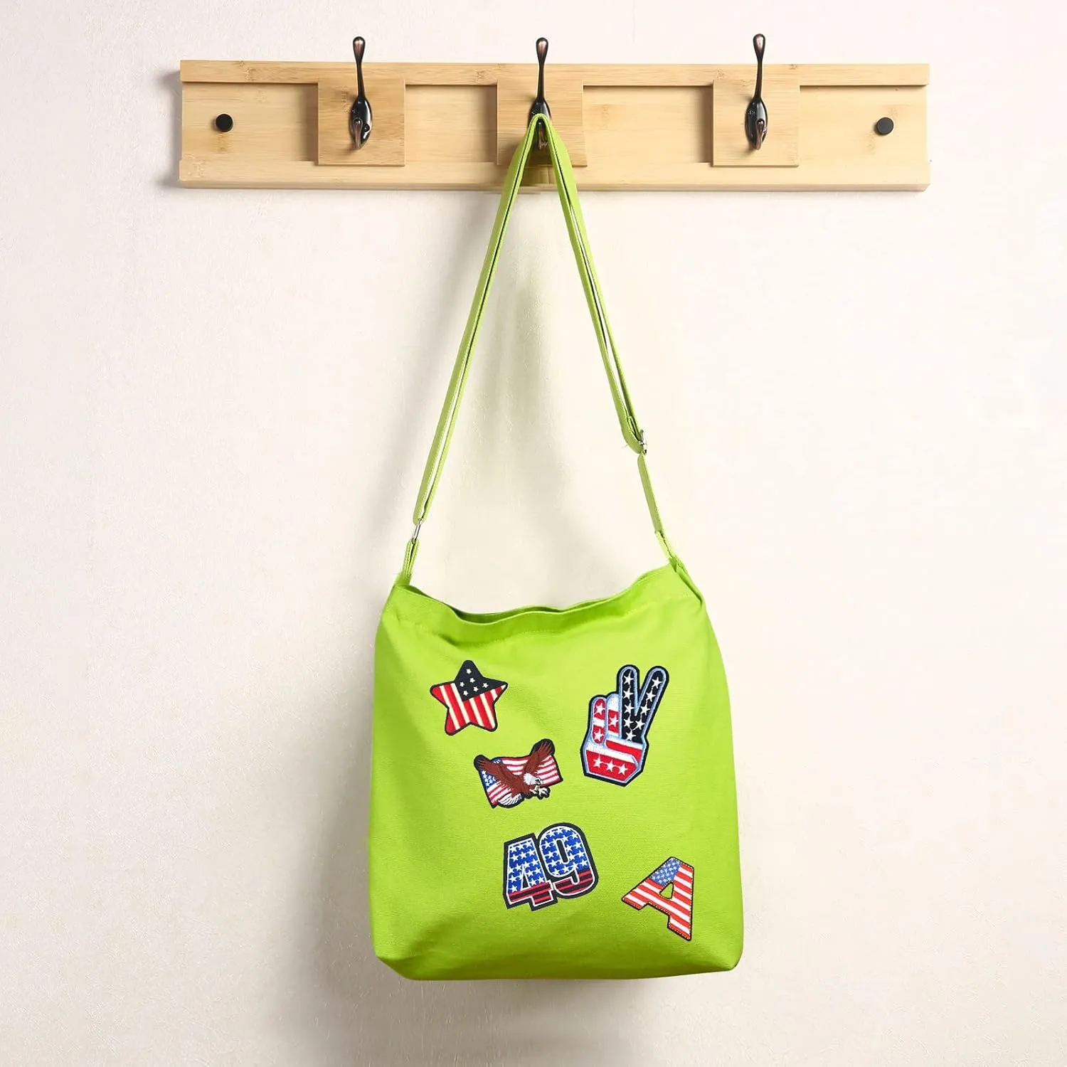 Women's blank large Size Canvas Crossbody Tote Handbags Shoulder Bag