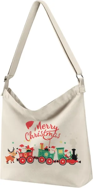 Women's blank large Size Canvas Crossbody Tote Handbags Shoulder Bag