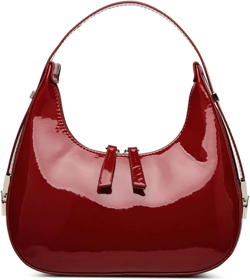 Women's Crescent Shoulder Bags Retro Y2k 90s Hobo Handbags Top Handle Y2k Underarm Bag Fashion Clutch Purses