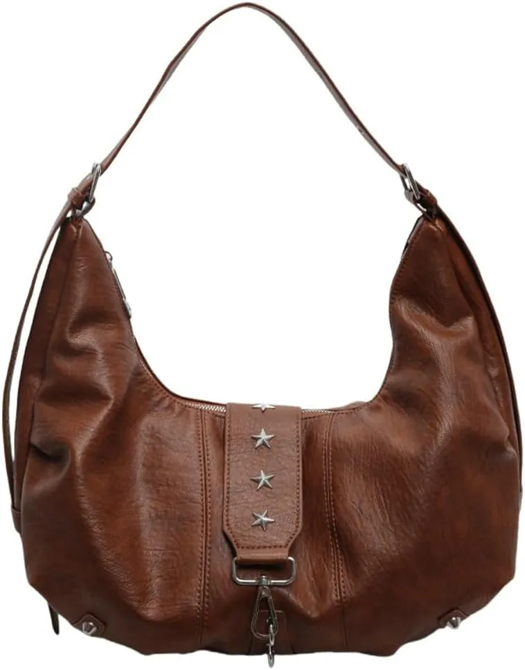 Womens Fashion Shoulder Crossbody Bag Soft Vegan pu leather Tote Purse Large Dumpling crossbody purse Y2k Satchel